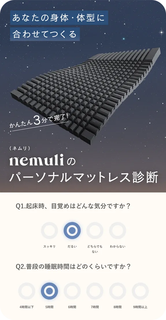 パーソナルマットレス診断